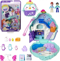 Polly Pocket Kompaktní Ledový Domek s Tučňáky