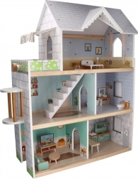 Velký dřevěný domeček pro panenky