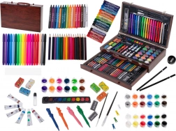 Dřevěná výtvarná sada 123 dílů