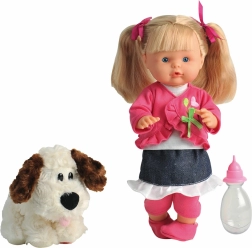 Panenka Nena mluvící s pejskem