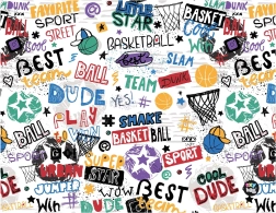 Ubrus do výtvarné výchovy 65 × 50 cm Sport