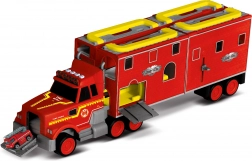 Hasičská stanice s kamionem a světelnými a zvukovými efekty 61 × 18,5 × 26 cm