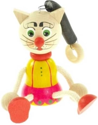 Kočka na pružině pro děti