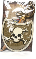 Pěnový meč a štít pirát