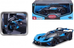 Kovový model auta 1:18 BUGATTI Bolide modro‑černý