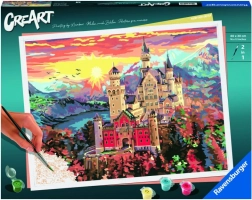 Malování podle čísel CreArt – kouzelný zámek