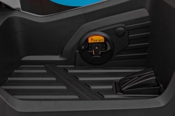 Dětská elektrická čtyřkolka McLaren MCL35 šedá s dálkovým ovládáním, EVA koly a LED