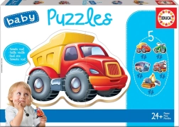 baby puzzle vozidla 5v1 od educa (3–5 dílků)