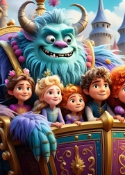 Puzzle Bluebird Za dobrodružstvím 104 dílků