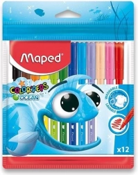 Sada barevných fixů MAPED Color'Peps Ocean 12 ks