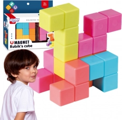 Woopie magnetická skládanka kostka Tetris