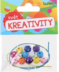 Barevné Korálky s Provázkem