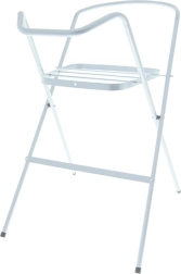 Skládací stojan na dětskou vaničku 86 cm bílý