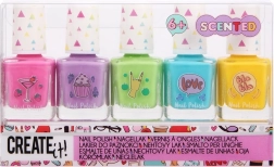 parfémovaná sada laků na nehty 5 ks – rychleschnoucí, dlouhotrvající, lesklý finiš