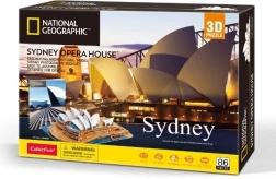 3D puzzle NATIONAL GEOGRAPHIC Sydney, 86 dílků