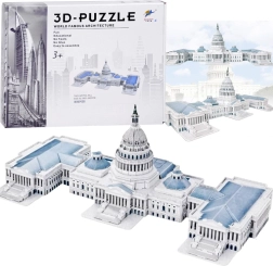 3D Puzzle Kapitol USA 132 dílků