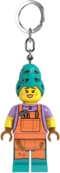 Lego minifigurka hrnčířka svítící přívěsek na klíče s led