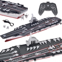 RC letadlová loď 1:1000 – dálkově ovládaný model s mini letadly