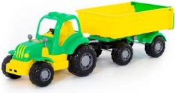 Wader traktor s vyklápěcím přívěsem