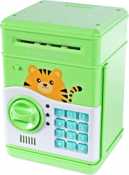 Pokladnička sejf kočička zelená