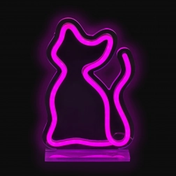 2Kids Toys led neonová lampička kočka