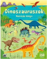 velká samolepková knížka dinosaury – maďarská verze