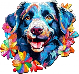 EscapeWelt dřevěné puzzle pes 200 dílků