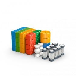 Geomag Magicube Shapes – stavebnice 128 dílků