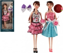 Kloubová módní panenka s doplňky 30 cm