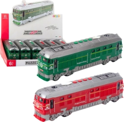 Hračka vlak s efekty světla, zvuku a parní mlhou