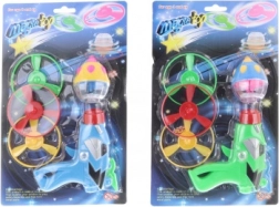 Vystřelovací pistolka s vrtulkami a svítící káčou