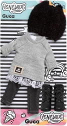 Obleček pro panenku PENELOPE 34 cm s botičkami