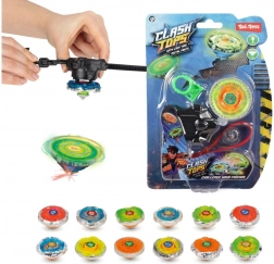 Světelný mechanický gyroskop 5 cm s kovovými prvky a startérem