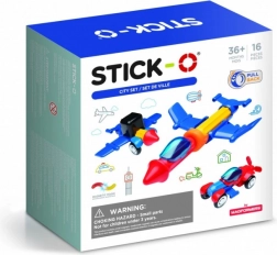 magnetická stavebnice STICK-O městský set 16 dílů