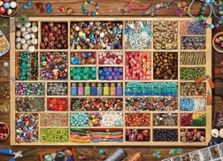 Puzzle Lauřina sbírka korálků 1000 dílků
