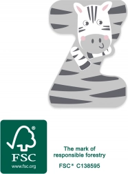 small foot dřevěné písmeno Z