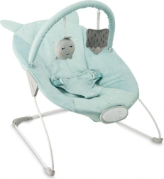 Vibrační lehátko s melodiemi MoMi Glossy modré