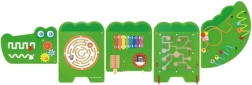 VIGA nástěnná montessori aktivní tabule Krokodýl, FSC
