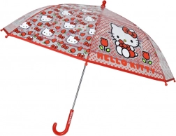 Automatický deštník Hello Kitty 48 cm červený