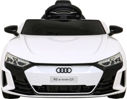 Elektrické odrážedlo Audi RS e-tron GT pro děti s 4x4, dálkovým ovládáním a LED – Bílá