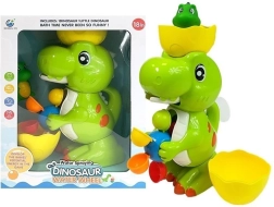 Koupelový dinosaurus s vodním mlýnkem a stříkající vodou