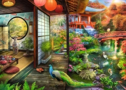 RAVENSBURGER puzzle japonská zahrada 1000 dílků