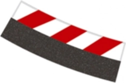 vnitřní krajnice pro zatáčku 4/15° R4 pro autodráhy CARRERA EVOLUTION, DIGITAL 132 a DIGITAL 124