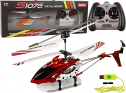 RC vrtulník se gyroskopem SYMA S107G červený