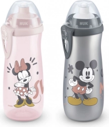 NUK FC sportovní lahvička Mickey Mouse 450 ml šedá