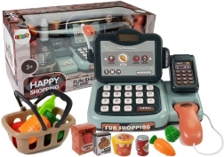 Dětská pokladna s mikrofonem, zvuky a platebním terminálem