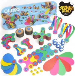 Clixo Wheel Creator magnetická stavebnice 72 ks