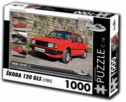 Puzzle RETRO-AUTA Škoda 120 GLS 1000 dílků