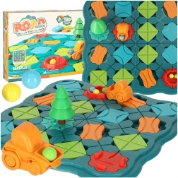 Logická hra Labyrint pro děti s překážkovou dráhou