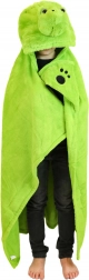 Cozy Noxxiez hřejivá dětská deka s kapucí Želva